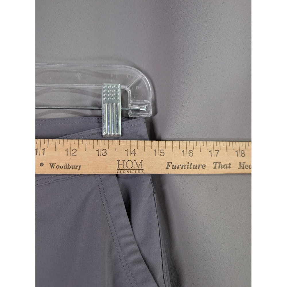 REI Co-op Hiking Pants Womens 4 Gray Roll Up Convertible Stretch - Picture 5 of 10